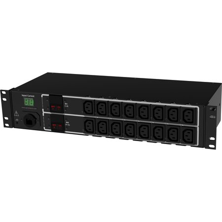 SERVER TECHNOLOGY Switched Pro1, Per Input Power Sensing, 2U, 16 X Iec C13 Outlets,  C1W16HR-2CAA5BAC